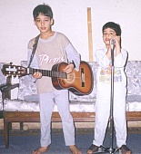 Me And My Older Brother Rocking Out :D
